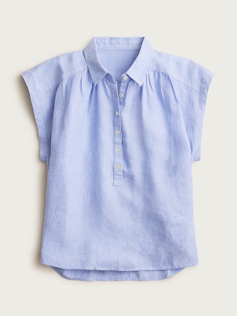 J. Crew New Capitaine shirt in Baird McNutt Irish linen
